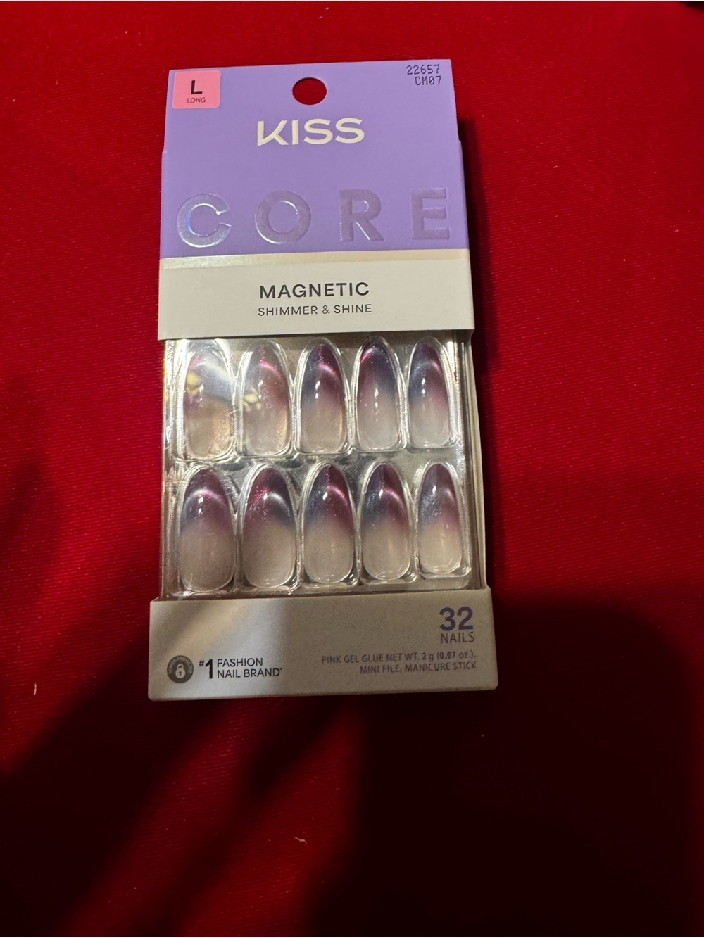 Kiss CORE Magnetic Shimmer And Shine Long Length Nails New 22657